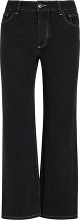 Liberowe Alec Cropped Straight-leg Jeans - Black - S (UK8-10 / S)