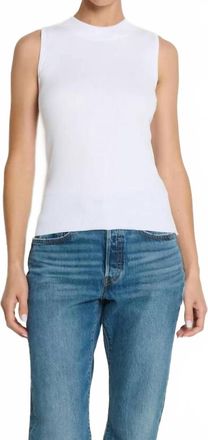 Nation Ltd Joan Ribbed Tank Top In White