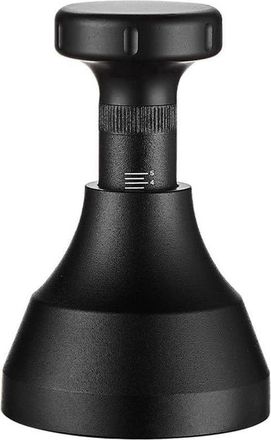 No Brand Empujar Y Girar La Aguja Del Dispensador De Caf&eacute; Molido, Mango De 58 Mm, Negro