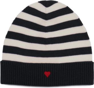 Max & Co. Beanies, unisex, Multicolor, Size: L Striped Wool Beanie