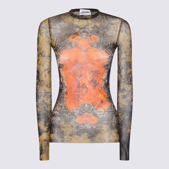 Jean Paul Gaultier Black And Red Top