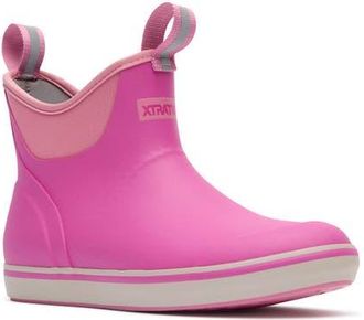 Xtratuf Waterproof Ankle Deck Boot in Rose Violet at Nordstrom, Size 11