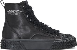 Marc Jacobs The Satin High Top sneakers - women - Cotton - 35 - Black