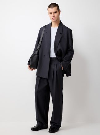 Le 31 Mens Heathered pleated pant Loose fit Imported from Seoul