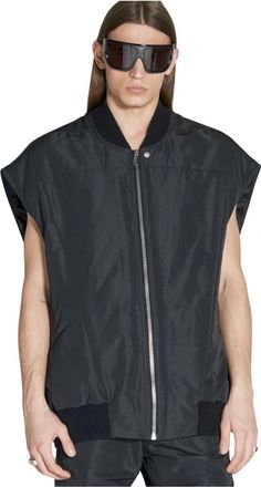 Rick Owens Jumbo Flight Vest - Heren - Bodywarmers - Zwart - XL - Polyester - Jassen