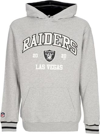 New Era Lasrai Lichtgewicht Hoodie met Raiders logo - Heren - Hoodies - Grijs - S - Katoen - Hoodies & sweatvesten