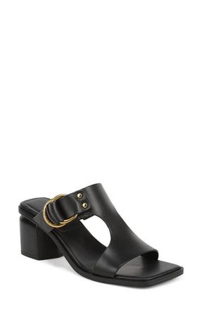 Franco Sarto Roux Slide Sandal in Black at Nordstrom, Size 7.5