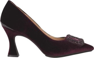 Alma En Pena Hakken met Broche - Dames - Pumps - Rood - 37 EU - Schoenen