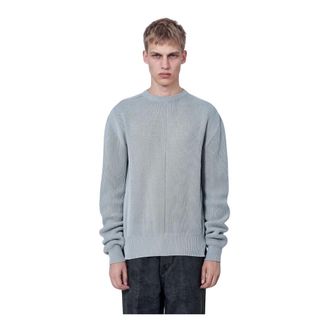 Rick Owens Fisherman Round Neck - Heren - Truien - Grijs - Maat: L Wol