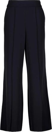 Comma Wijdvallende Marlene Broek - Dames - Wijde Broeken - Blauw - L - Broeken