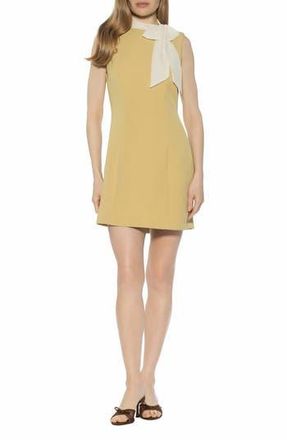 Alexia Admor Cassian Bow Sheath Dress in Butter Yellow at Nordstrom Rack, Size 12