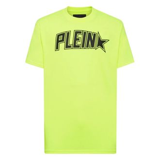 Philipp Plein Heren, Tops, Geel, Maat: 3XL Katoen