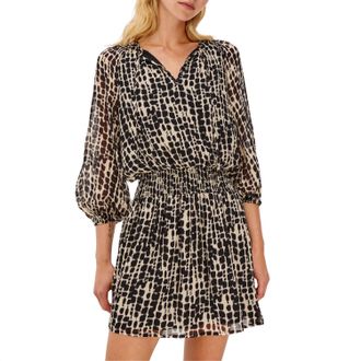 Rails Kari Mini Dress In Spotted Shibori
