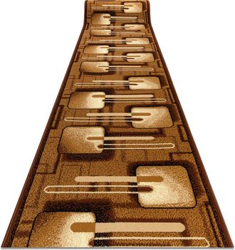 RugsX Rugsx - Passatoia Bcf Lampone Marrone 150 Cm Brown 150x900 Cm