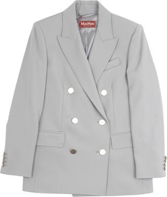Max Mara Blazers, female, Gray, Size: S Edicola Blazer