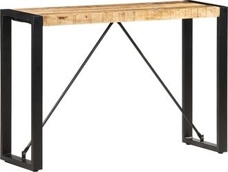 vidaXL Mesa Consola De Madera Maciza De Mango 100x35x76 Cm Vidaxl