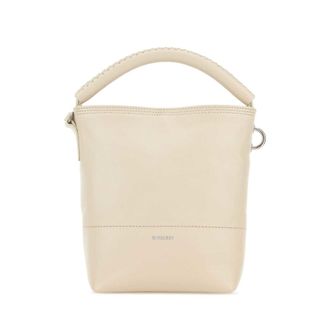 Burberry Ivory Leather Handbag