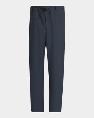 Dries Van Noten Men & apos;s Penny Long 4265 Drawstring Trousers