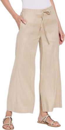Lyss&eacute; Nixie Drawstring Linen Wide Leg Pant