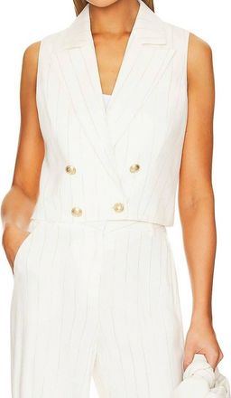 L'agence Fable Vest In Off White