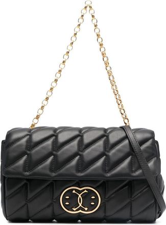 Moschino Double Smile quilted bag - women - Calf Leather - OS - Black