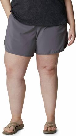 Columbia Womens Bogata Bay Stretch Shorts - Plus In City Grey