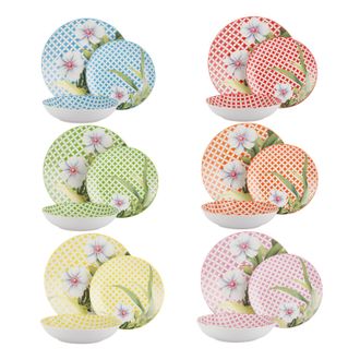 KASANOVA Servizio 18 piatti Geoflora