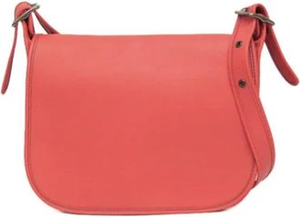 Coach Tweedehands leren schoudertassen - Dames - Vintage Schoudertas - Roze - ONE Size - Leer - Vintage