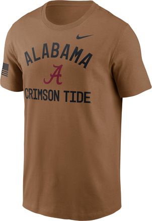 Nike Alabama Courtside Nike Mens Dri-FIT College T-Shirt in Brown | 02ET2EAABN-WYJ