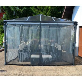 Palram Palram-canopia - Canopia Set De Mosquitero Para Palremo 4.3x4.3 M Cenador Negro