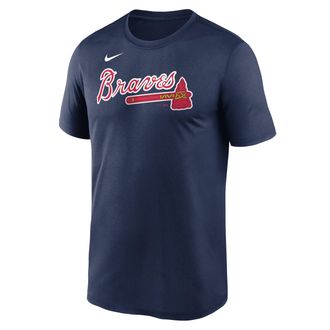 Nike Ronald Acu&ntilde;a Jr. Atlanta Braves Legend Home Nike Mens Dri-FIT MLB T-Shirt in Blue | NKGK44BAW9-DAR