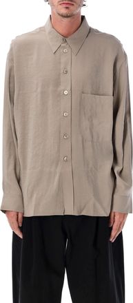 STUDIO NICHOLSON Loose Long-Sleeve Classic Collar Shirt