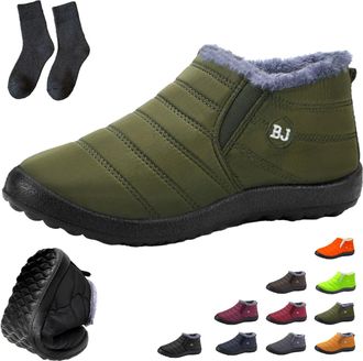 Generic Comfort Winter Boots for Women Men-Orthopedic Waterproof Snow Boots with Warm Fur Lining, Lightweight and Non-Slip for Winter ( 3,10.5)