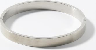 Le 31 Mens Minimalist wide bangle