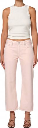 Citizens Of Humanity Faye Vintage Straight Jeans In Pale Coral