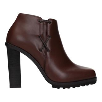Max Mara Botines - Shoes - Mujer - Marr&oacute;n - 38 1/2 EU