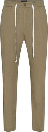 Drykorn Tapered Broek - Heren - Broeken - Groen - W31 L32 - Katoen - Broeken
