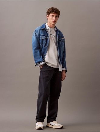 Calvin Klein Jeans Calvin Klein Mens Ripstop Relaxed Pants - Navy - 29W x 30L