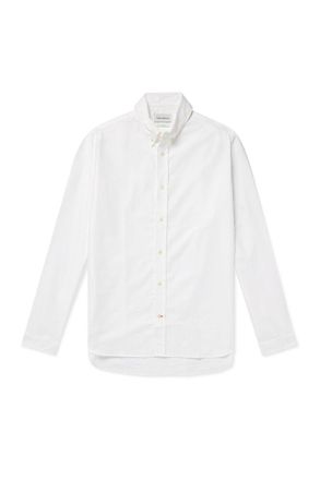 Oliver Spencer Brook Button-Down Collar Organic Cotton Shirt