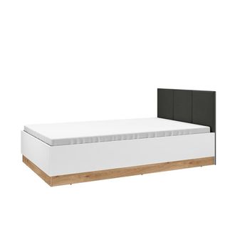 Petits Meubles Cama canap&eacute; 120x200 con somier fachada de mdf blanco