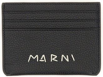 Marni Portacarte Con Rammendo Logo