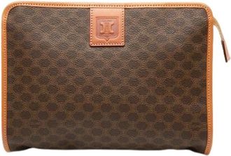 Celine Pre-owned Clutches, female, Brown, Size: ONE SIZE Pre-owned Vintage Clutch