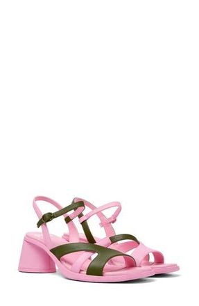 Camper Twins Block Heel Sandal in Pink Multi at Nordstrom Rack, Size 39