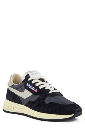Autry Reelwind Low Sneaker in Nylon/Crack White/Black at Nordstrom, Size 12Us