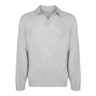 Brunello Cucinelli Hombre, Camisetas, Gris, Talla: M