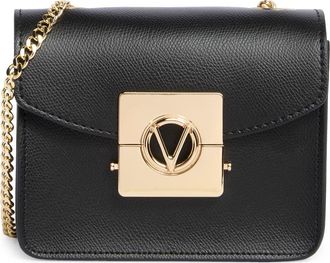 Mario Valentino Bijou Bonbonniere Leather Crossbody Bag in Black at Nordstrom Rack