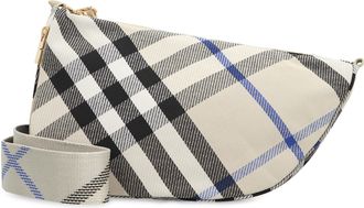 Burberry Womens Shield Messenger Bag Sand Lamb; Lining: Polyester Shoulder