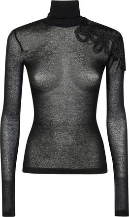 Dondup T-shirt Dolcevita a collo alto - Nero