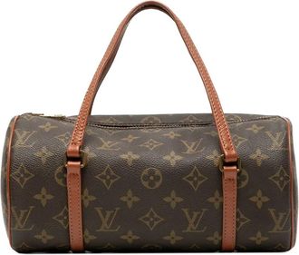 Louis Vuitton 1985 Papillon 26 handtas met monogram - Bruin