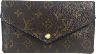 Louis Vuitton Pre-owned Wallets, female, Brown, Size: ONE SIZE Pre-owned Canvas Wallet